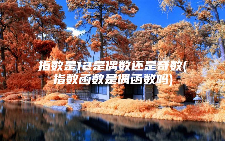 指数是12是偶数还是奇数(指数函数是偶函数吗)