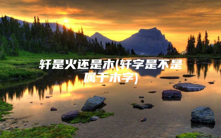 轩是火还是木(轩字是不是属于木字)