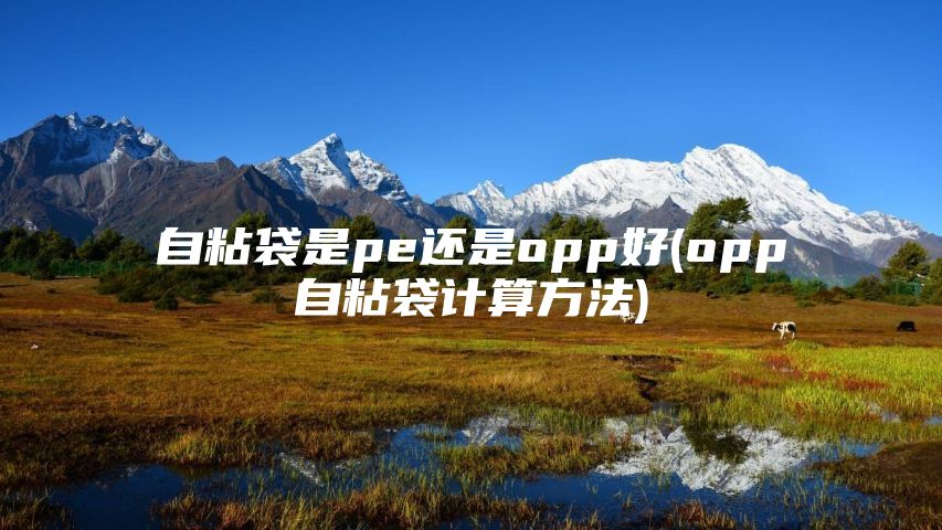 自粘袋是pe还是opp好(opp自粘袋计算方法)