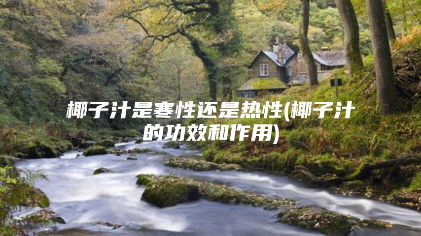 椰子汁是寒性还是热性(椰子汁的功效和作用)