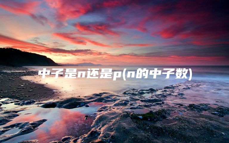 中子是n还是p(n的中子数)