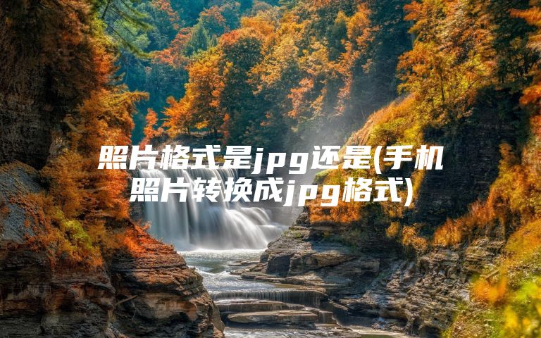 照片格式是jpg还是(手机照片转换成jpg格式)