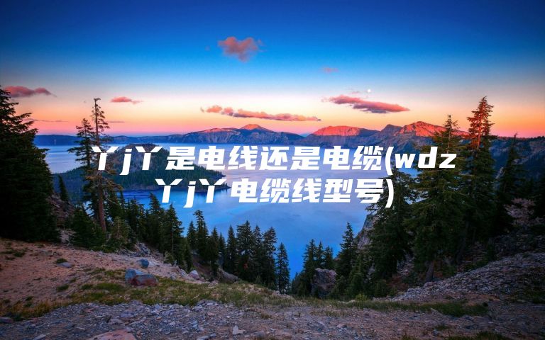 丫j丫是电线还是电缆(wdz丫j丫电缆线型号)