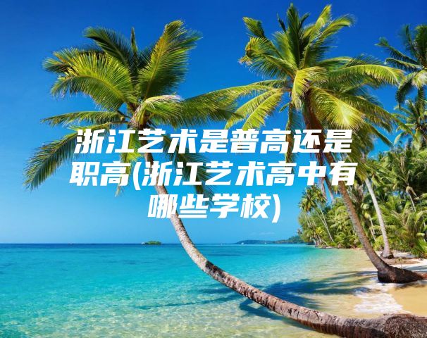 浙江艺术是普高还是职高(浙江艺术高中有哪些学校)