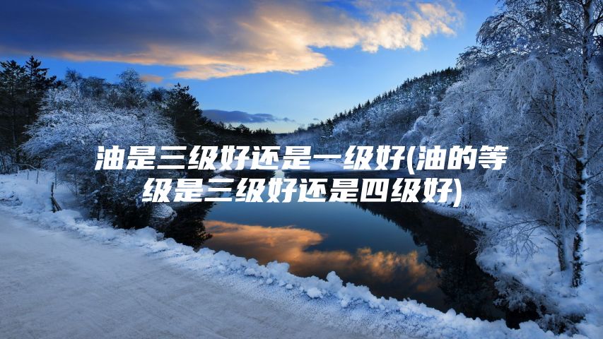 油是三级好还是一级好(油的等级是三级好还是四级好)