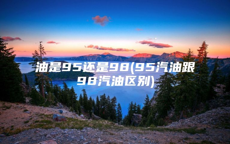 油是95还是98(95汽油跟98汽油区别)