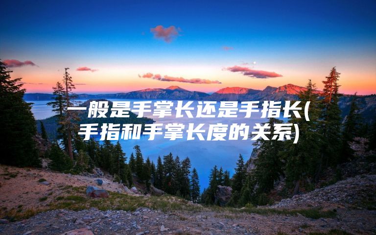 一般是手掌长还是手指长(手指和手掌长度的关系)