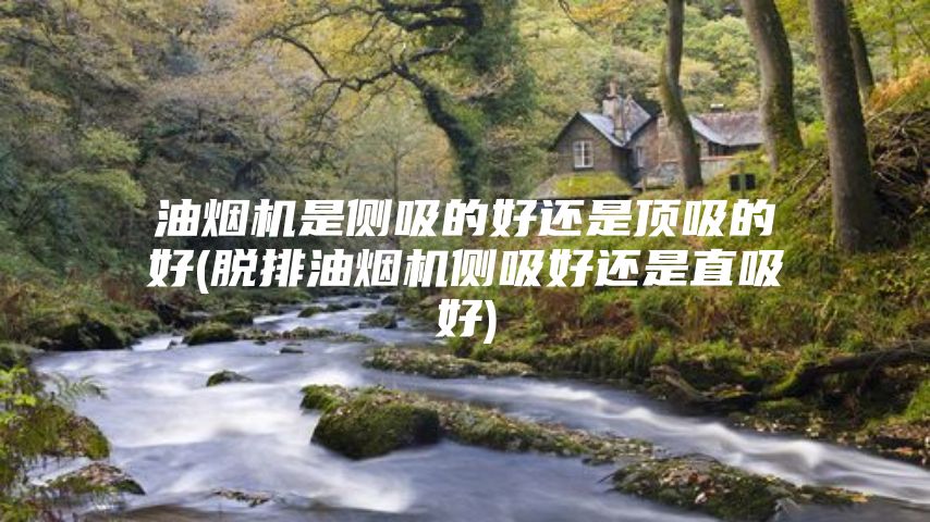 油烟机是侧吸的好还是顶吸的好(脱排油烟机侧吸好还是直吸好)