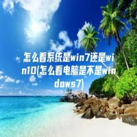 怎么看系统是win7还是win10(怎么看电脑是不是windows7)