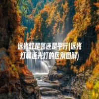 远光灯是竖还是平行(远光灯和近光灯的区别图解)