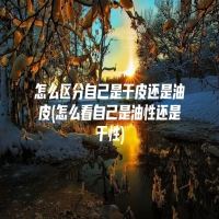 怎么区分自己是干皮还是油皮(怎么看自己是油性还是干性)