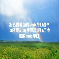 怎么看电脑的usb接口是2.0还是3.0(如何知道自己电脑的usb接口)